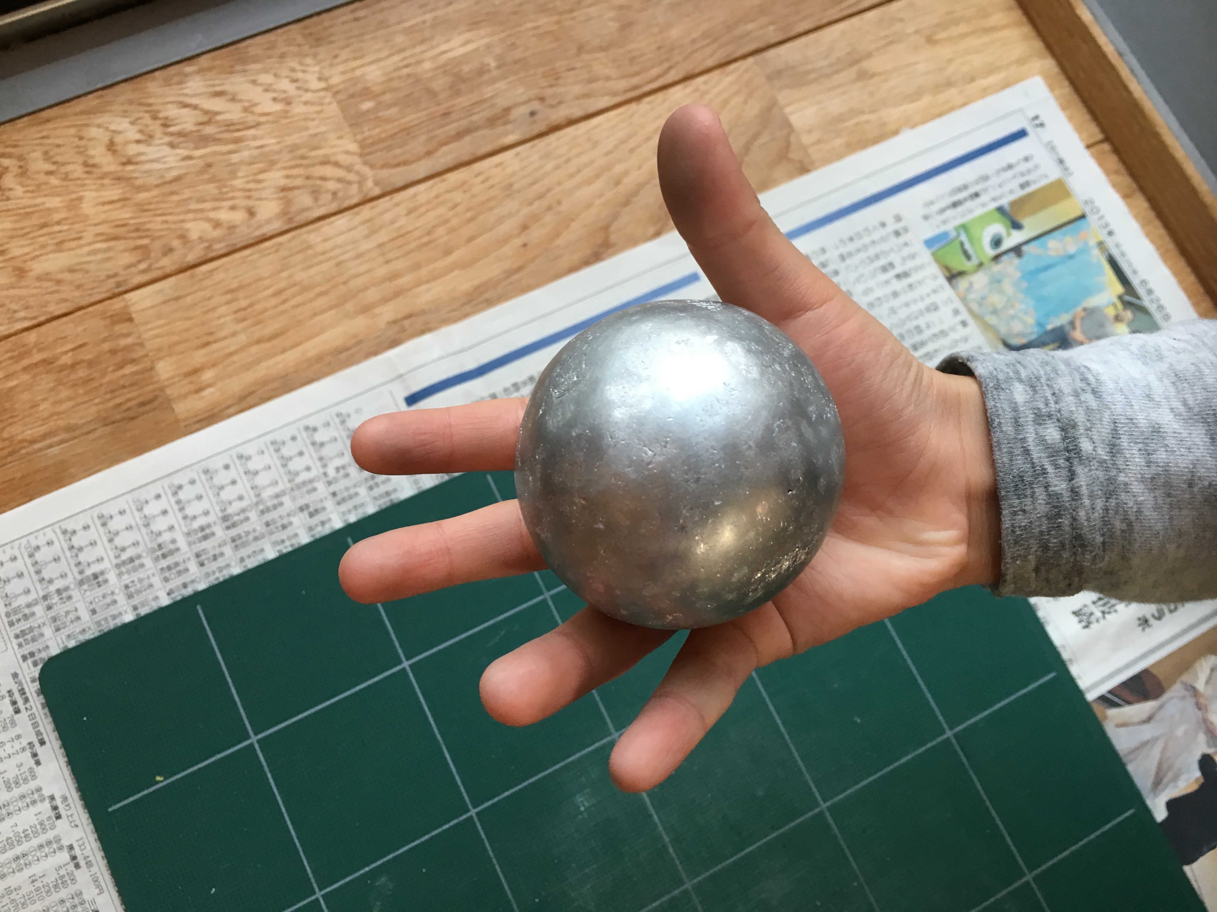 アルミホイルで鉄球を作ってみた ものづくりマガジン 金沢ベース